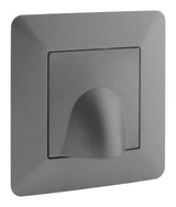 Plaque sortie de câble 16A titanium - Artezo - Zenitech
