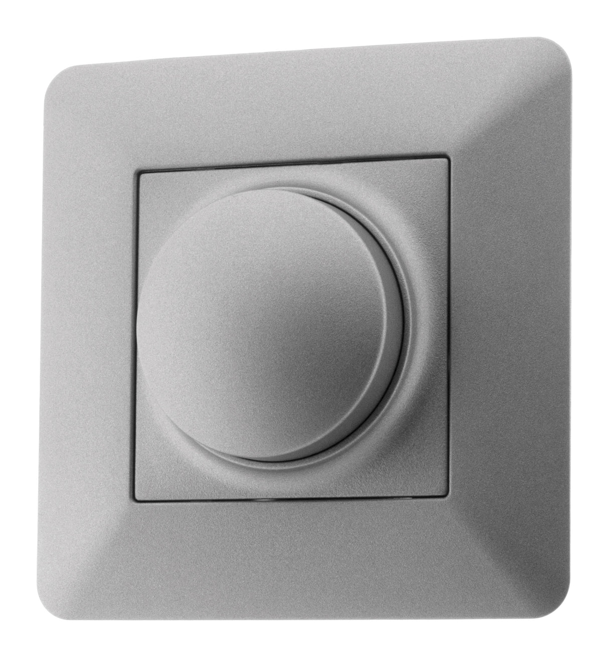 Variateur rotatif compatible LED 16A Titanium - Artezo - Zenitech