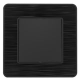 Bouton poussoir complet 10A - métal Noir brossé - Kouro - Zenitech