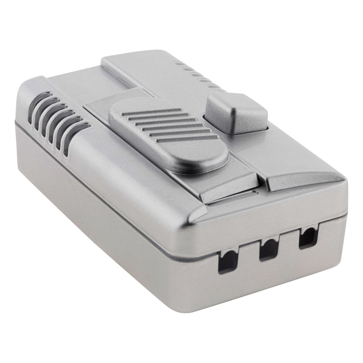 Variateur de lumière à pied à câbler - Compatible LED - Gris - Zenitech