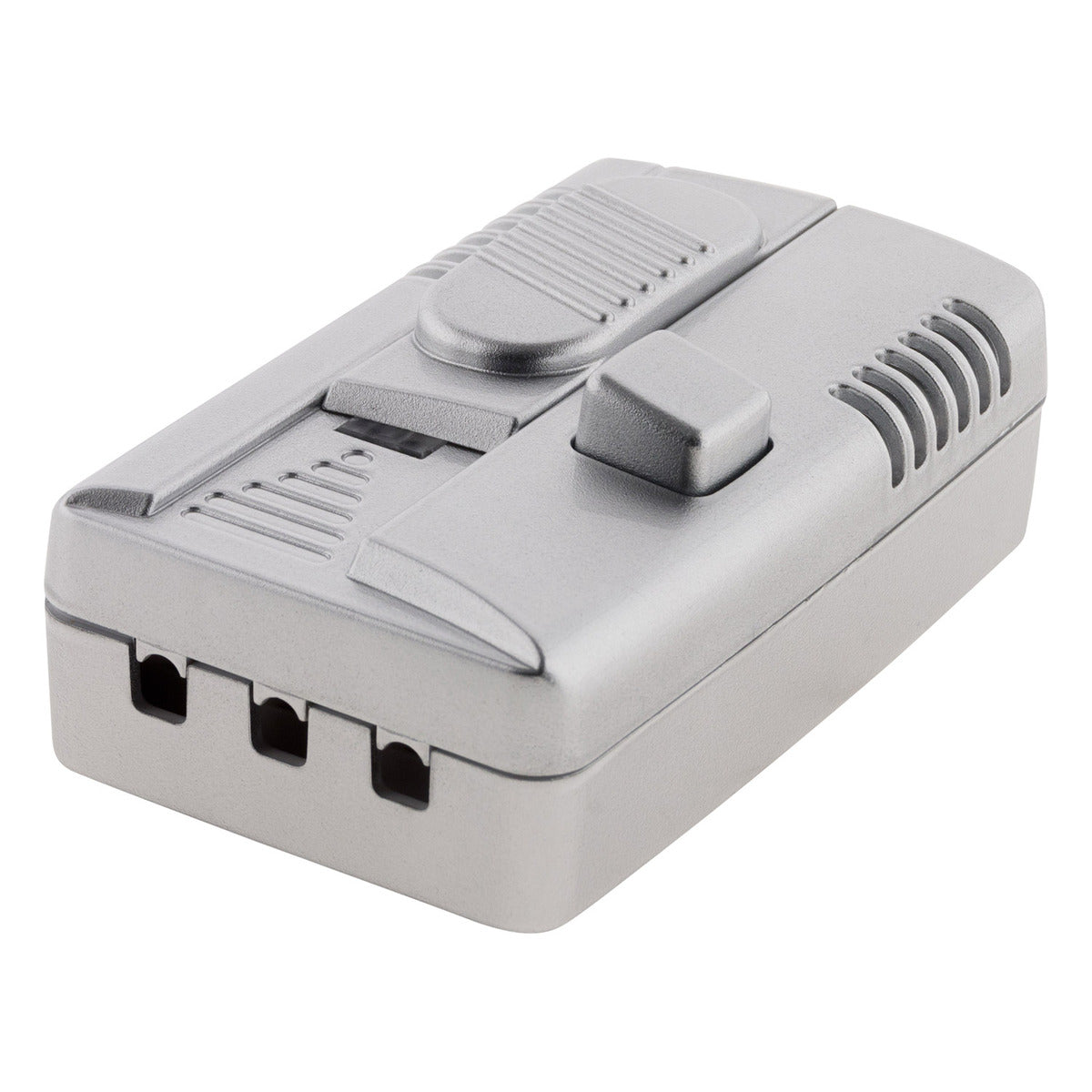 Variateur de lumière à pied à câbler - Compatible LED - Gris - Zenitech