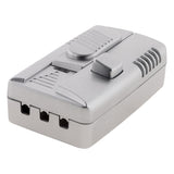 Variateur de lumière à pied à câbler - Compatible LED - Gris - Zenitech