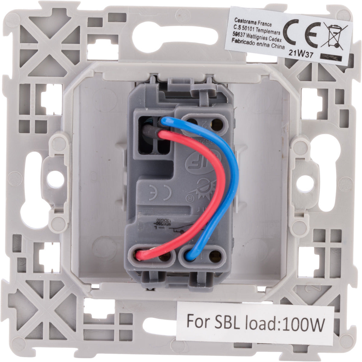 Va et vient à voyant encastré Kalya - Zenitech