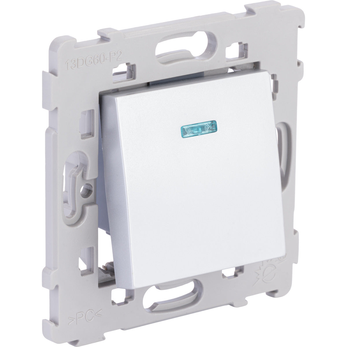 Bouton poussoir à voyant encastré Kalya - Zenitech