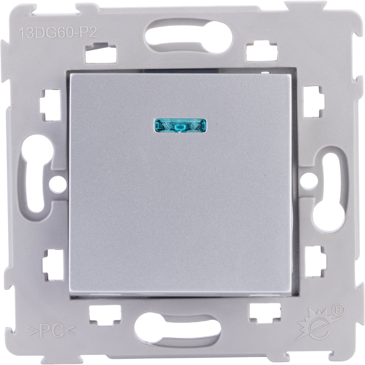 Bouton poussoir à voyant encastré Kalya - Zenitech