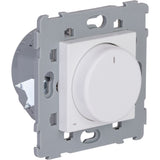 Variateur rotatif encastré Kalya - Blanc et Argent - Zenitech
