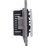 Variateur à touche encastré Kalya - Blanc et Argent - Zenitech