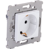 Prise Schuko encastrée - Blanc - Kalya - Zenitech