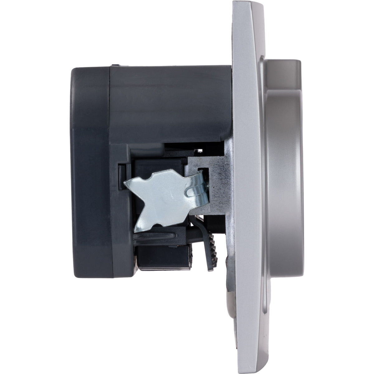 Prise + USB A encastrés + plaque de finition Kalya - Zenitech