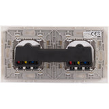 Double prise  + plaque de finition Kalya - Zenitech