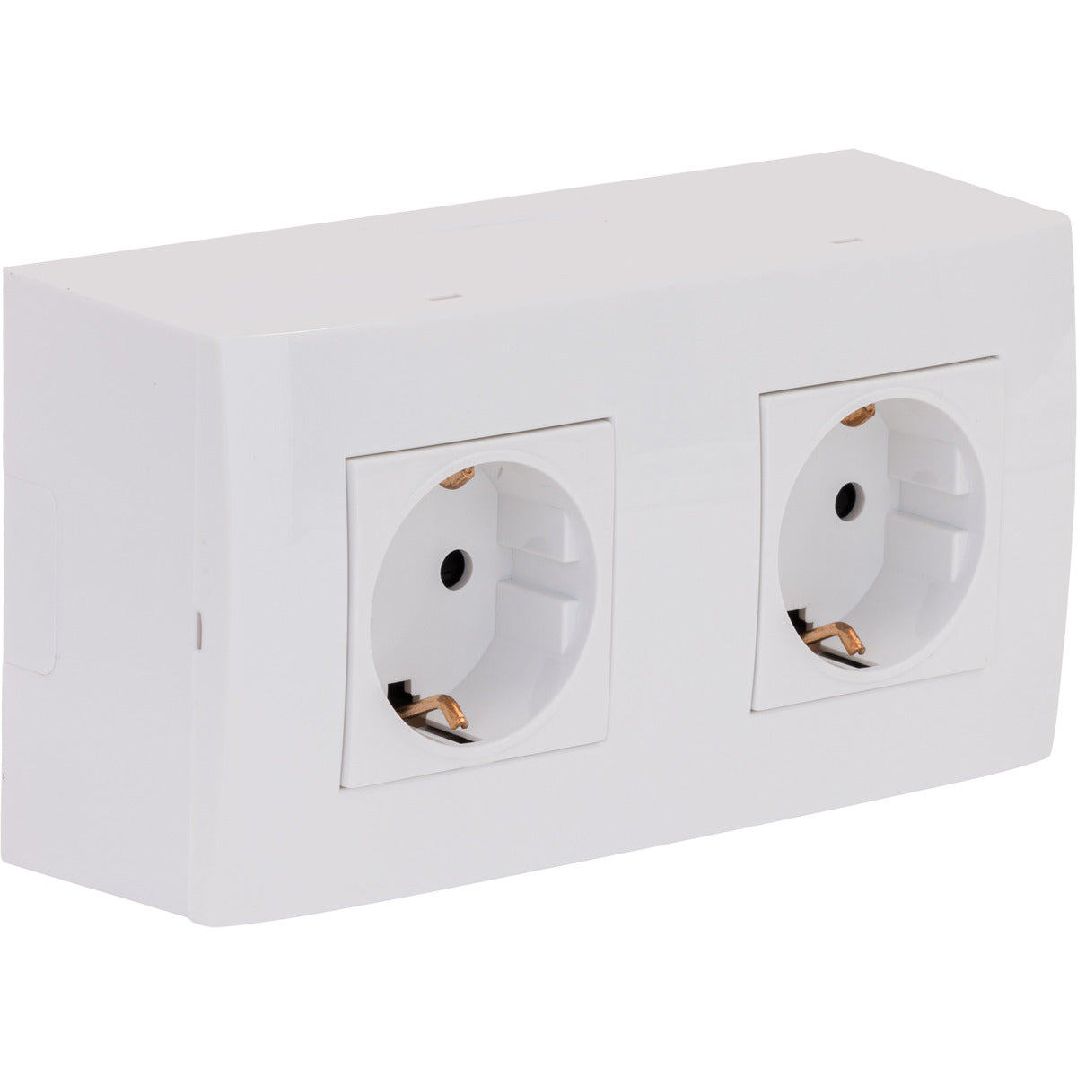 Double ou triple prise Schuko saillie + plaque Kalya - Zenitech