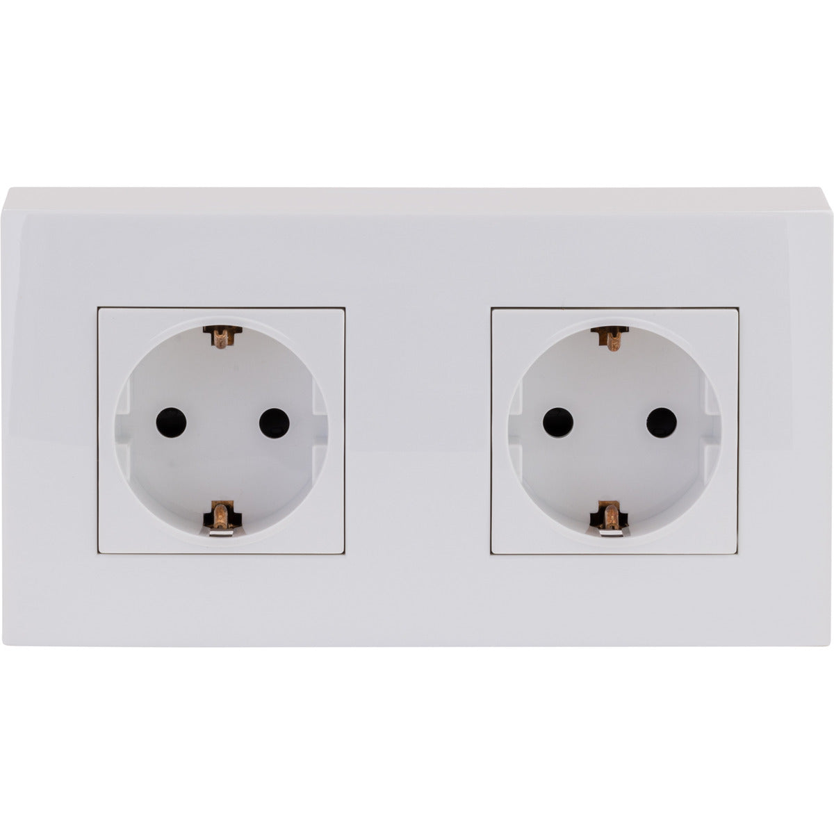 Double ou triple prise Schuko saillie + plaque Kalya - Zenitech