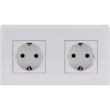 Double ou triple prise Schuko saillie + plaque Kalya - Zenitech