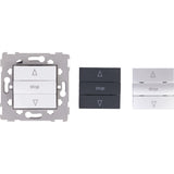 Commande volets roulants 3 boutons encastrée Blanc - Kalya - Zenitech