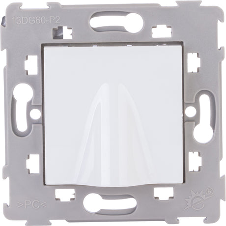 Sortie de câble encastrée Kalya - Blanc - Zenitech