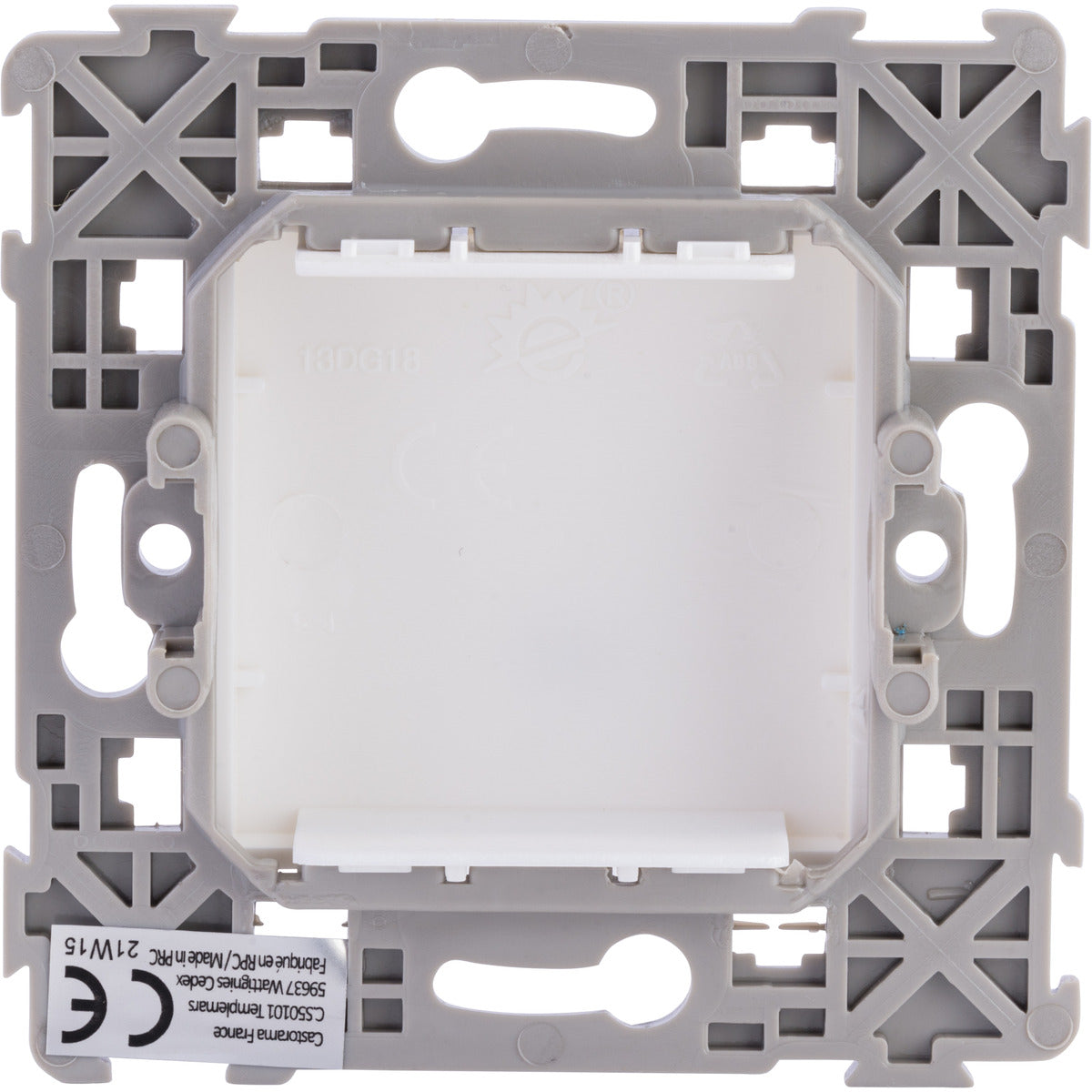 Cache boîte encastré Kalya - Blanc - Zenitech