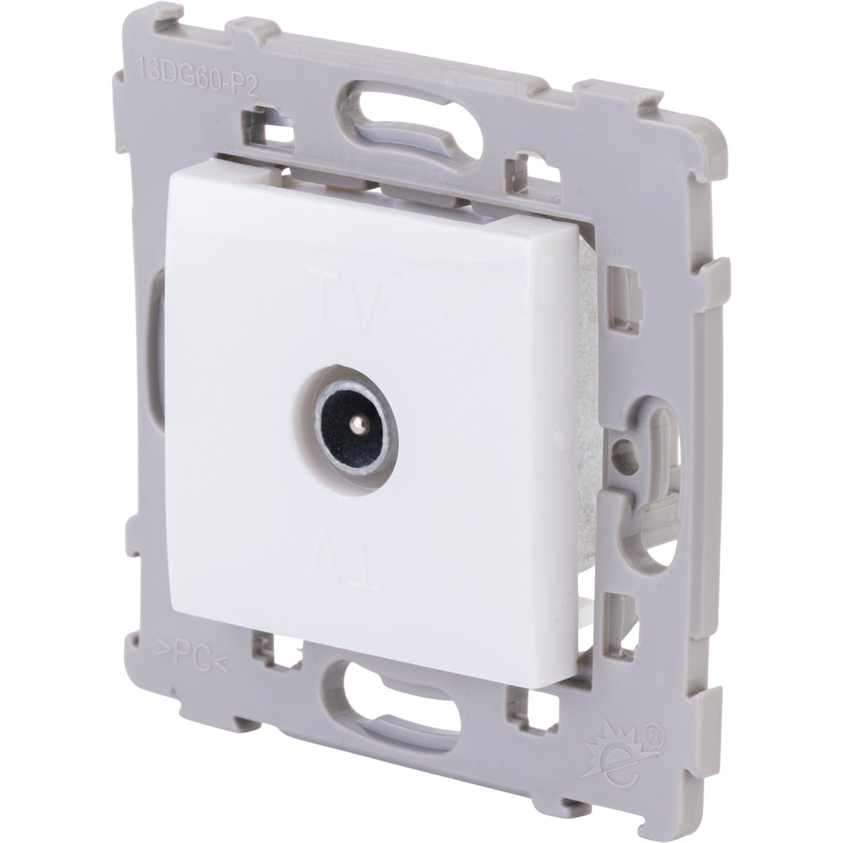 Prise TV mâle encastré Ø9,52mm Kalya - Zenitech