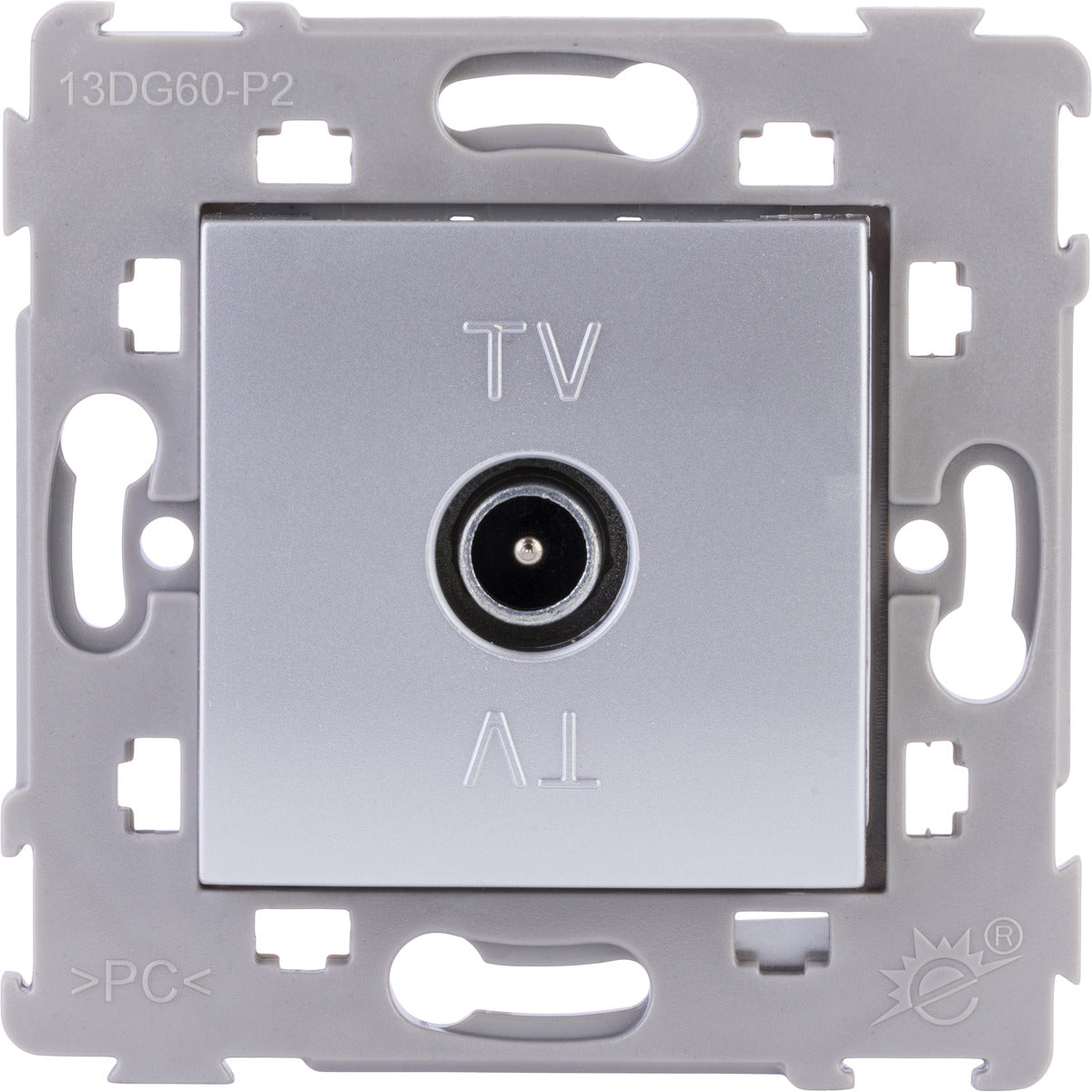 Prise TV mâle encastré Ø9,52mm Kalya - Zenitech