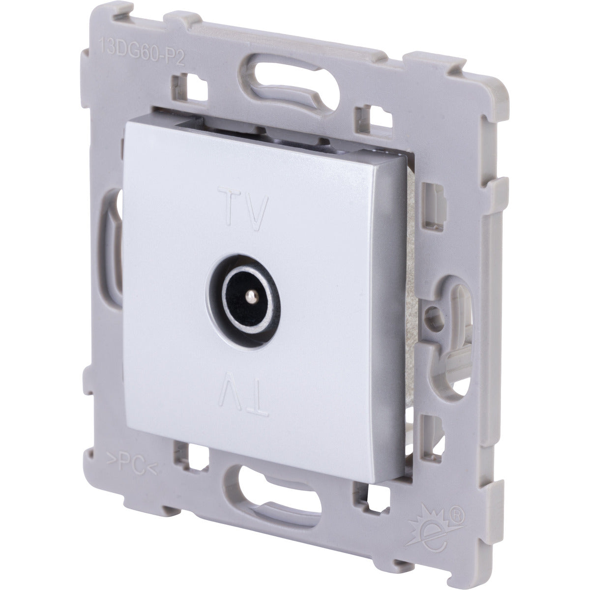 Prise TV mâle encastré Ø9,52mm Kalya - Zenitech