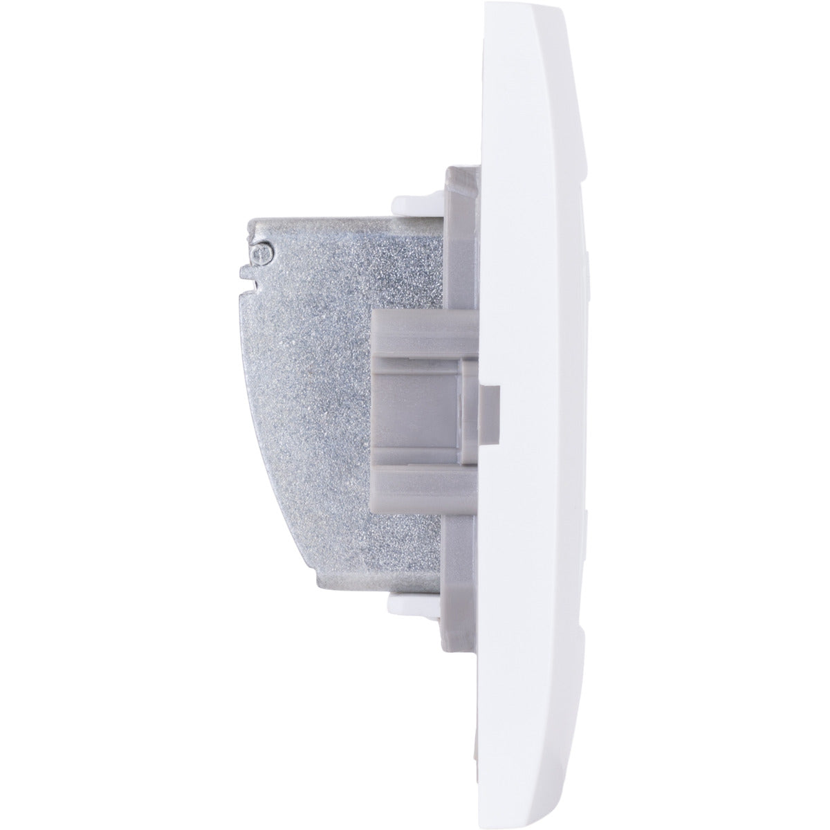 Prise TV mâle encastrée + plaque de finition Kalya - Blanc - Zenitech