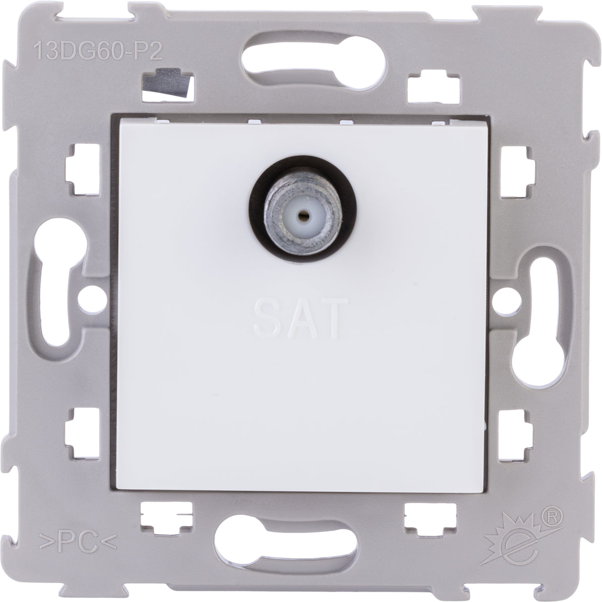 Prise satellite encastrée Ø7mm Kalya - Zenitech