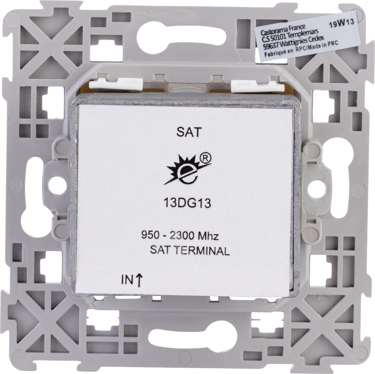 Prise satellite encastrée Ø7mm Kalya - Zenitech