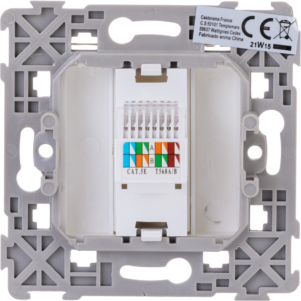 Prise RJ45 encastrée Kalya - Zenitech