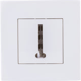 Prise RJ45 encastrée + plaque de finition Kalya - Blanc - Zenitech