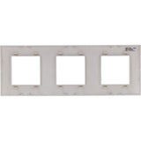 Plaque de finition triple Kalya - Zenitech