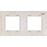 Plaque de finition double Kalya - Zenitech