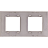 Plaque de finition double Kalya - Zenitech