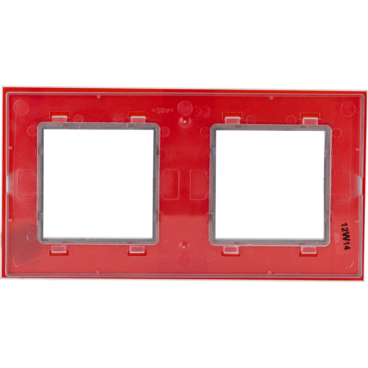 Plaque de finition double en verre Kalya - Zenitech