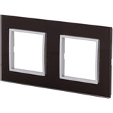 Plaque de finition double en verre Kalya - Zenitech