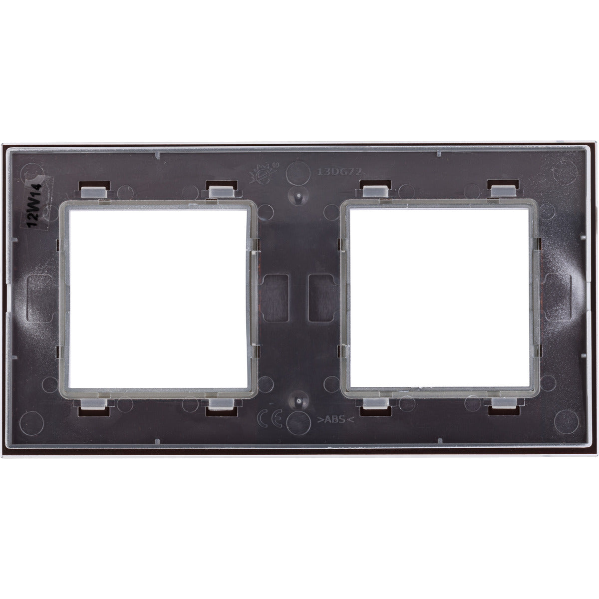 Plaque de finition double en verre Kalya - Zenitech