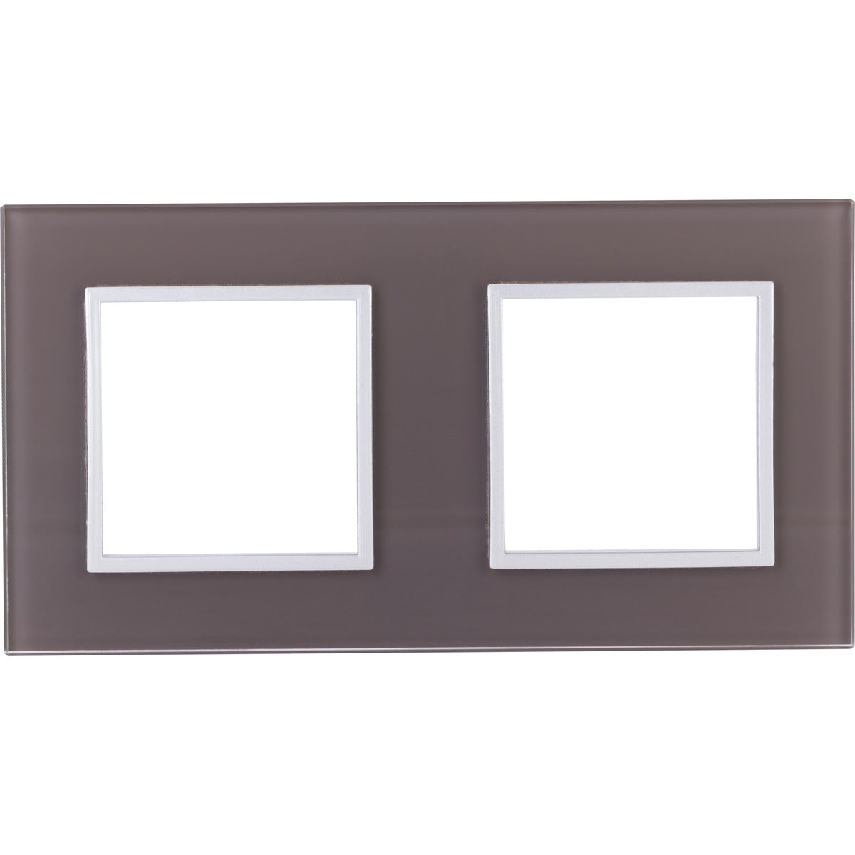 Plaque de finition double en verre Kalya - Zenitech