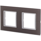 Plaque de finition double en verre Kalya - Zenitech