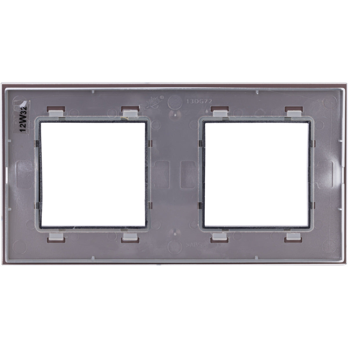 Plaque de finition double en verre Kalya - Zenitech