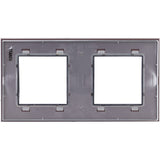 Plaque de finition double en verre Kalya - Zenitech