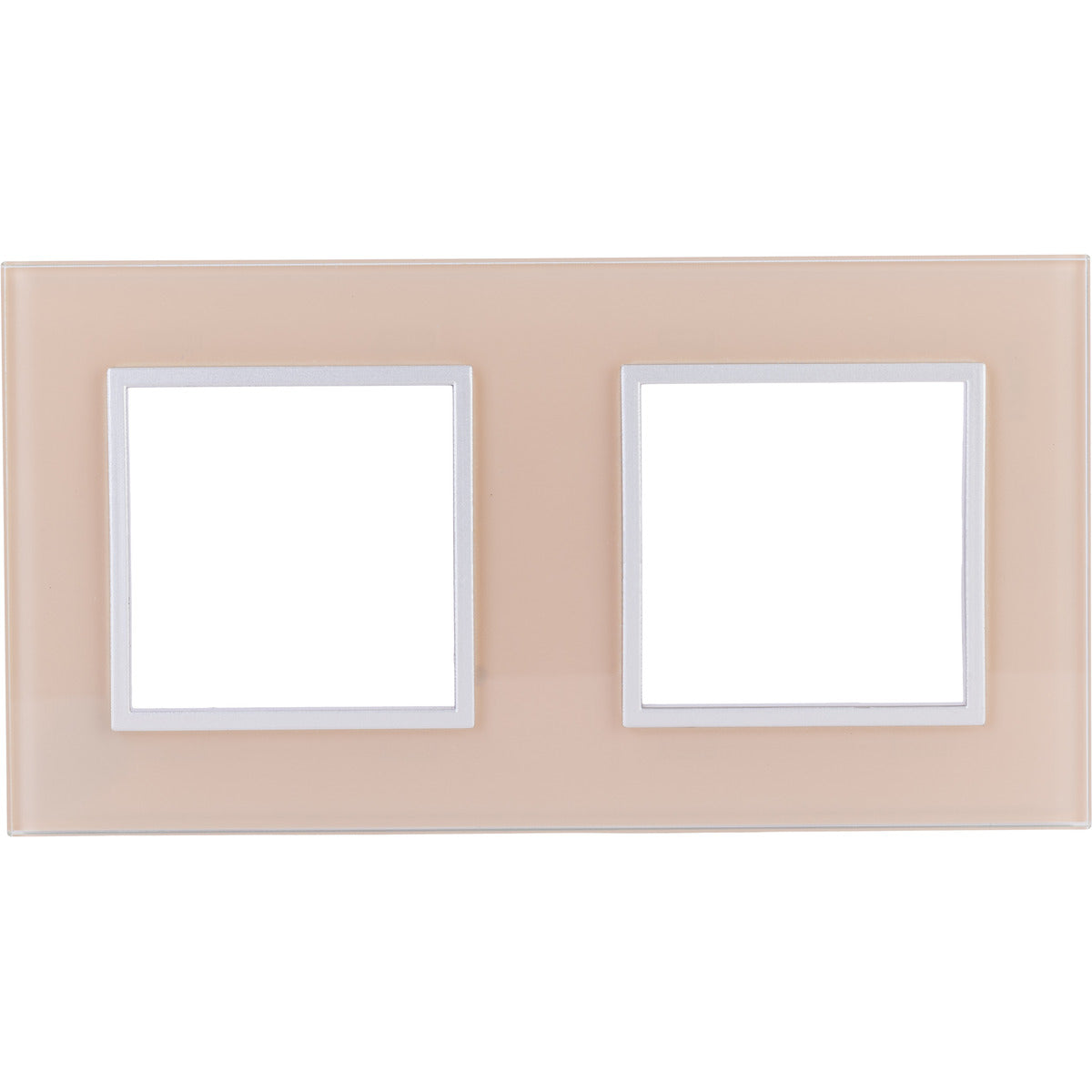 Plaque de finition double en verre Kalya - Zenitech