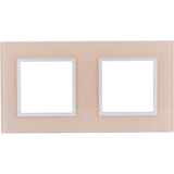 Plaque de finition double en verre Kalya - Zenitech