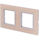 Plaque de finition double en verre Kalya - Zenitech