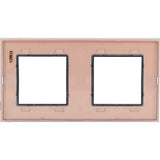 Plaque de finition double en verre Kalya - Zenitech
