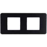 Plaque de finition double Kalya - Zenitech