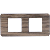 Plaque de finition double Kalya - Zenitech