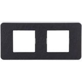 Plaque de finition double Kalya - Zenitech