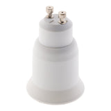Adaptateur de douille GU10 vers E27 à baïonnette - ampoules LED et halogènes - Blanc - Zenitech
