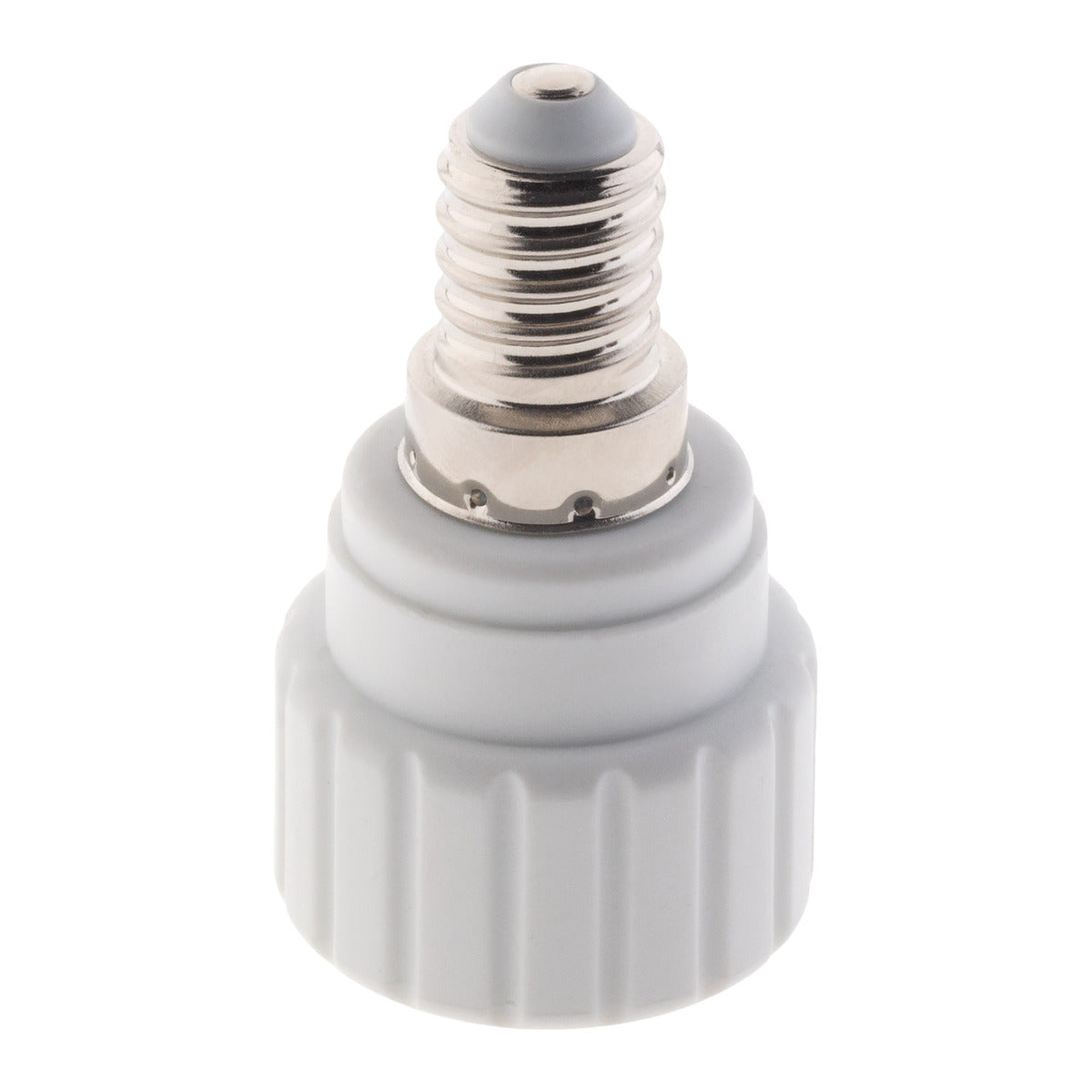 Adaptateur de douille E14 vers GU10 à visser - ignifuge - Blanc - Zenitech