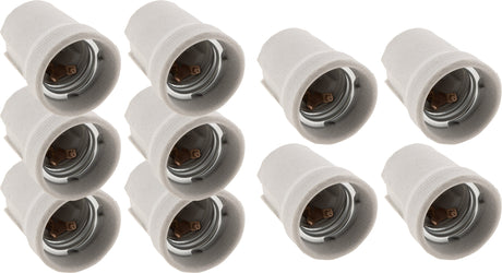 Douille E27 porcelaine à vis - Zenitech