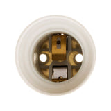 Douille E27 Résine Borne à vis - Blanc - Zenitech