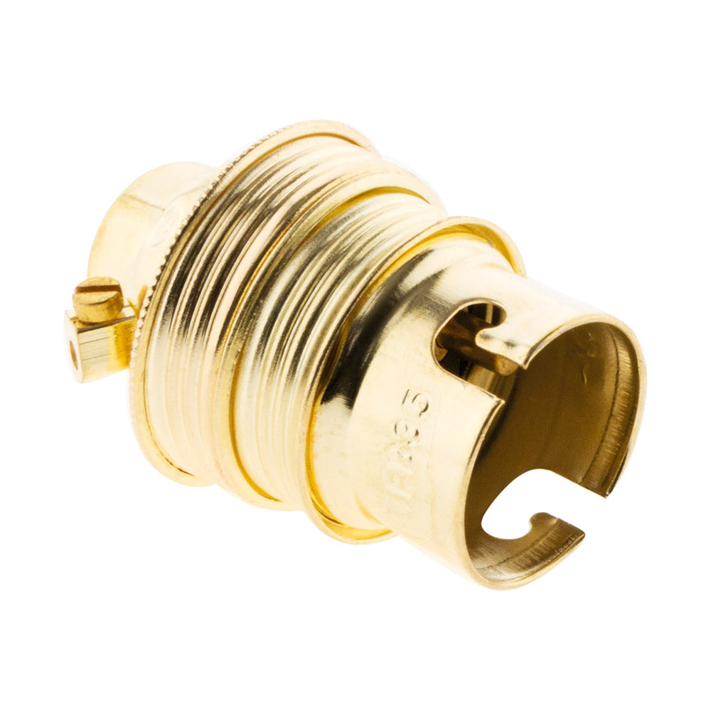 Douille B22 acier laitonné - Zenitech